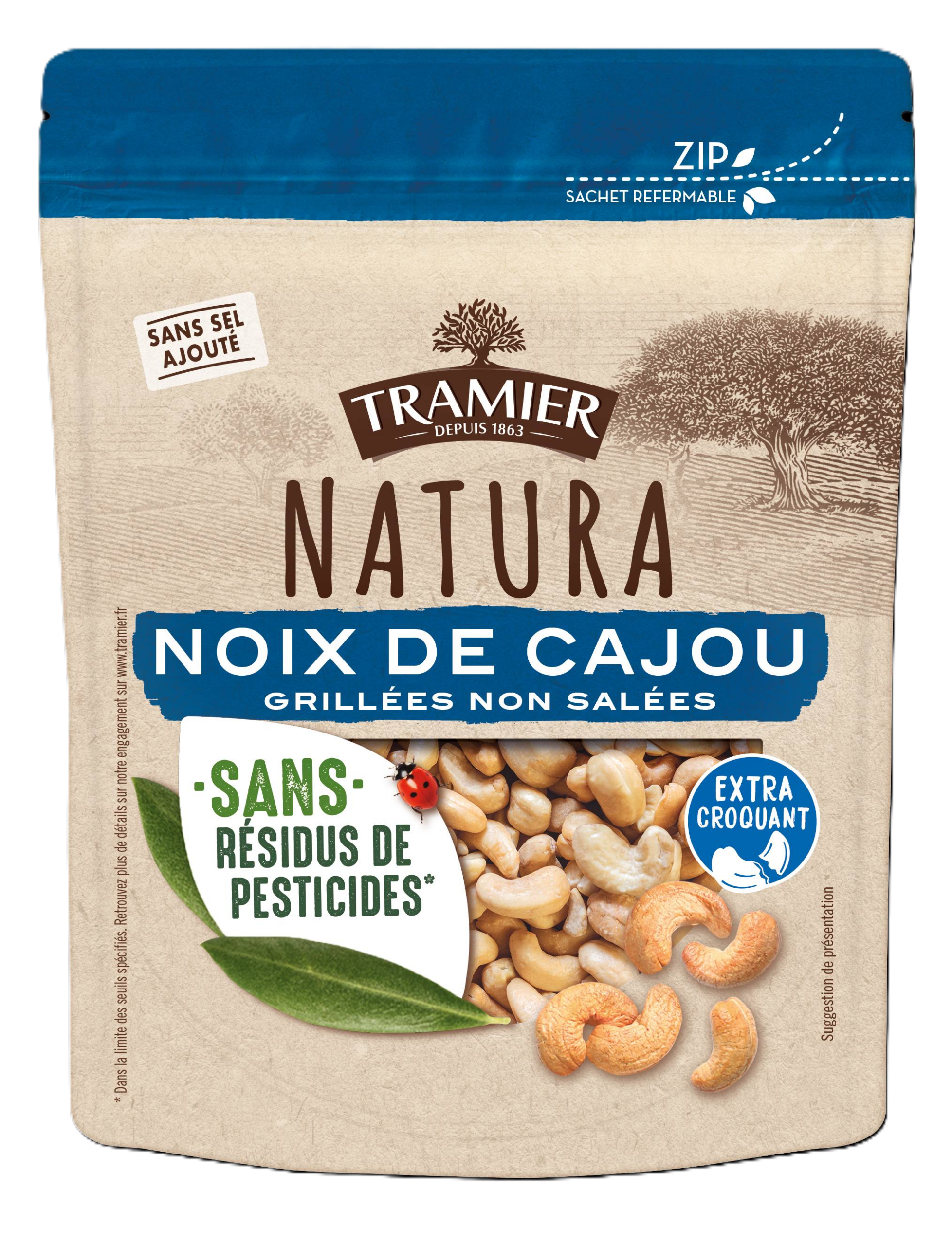 Tramier Natura Noix de cajou Sans Résidus de Pesticides