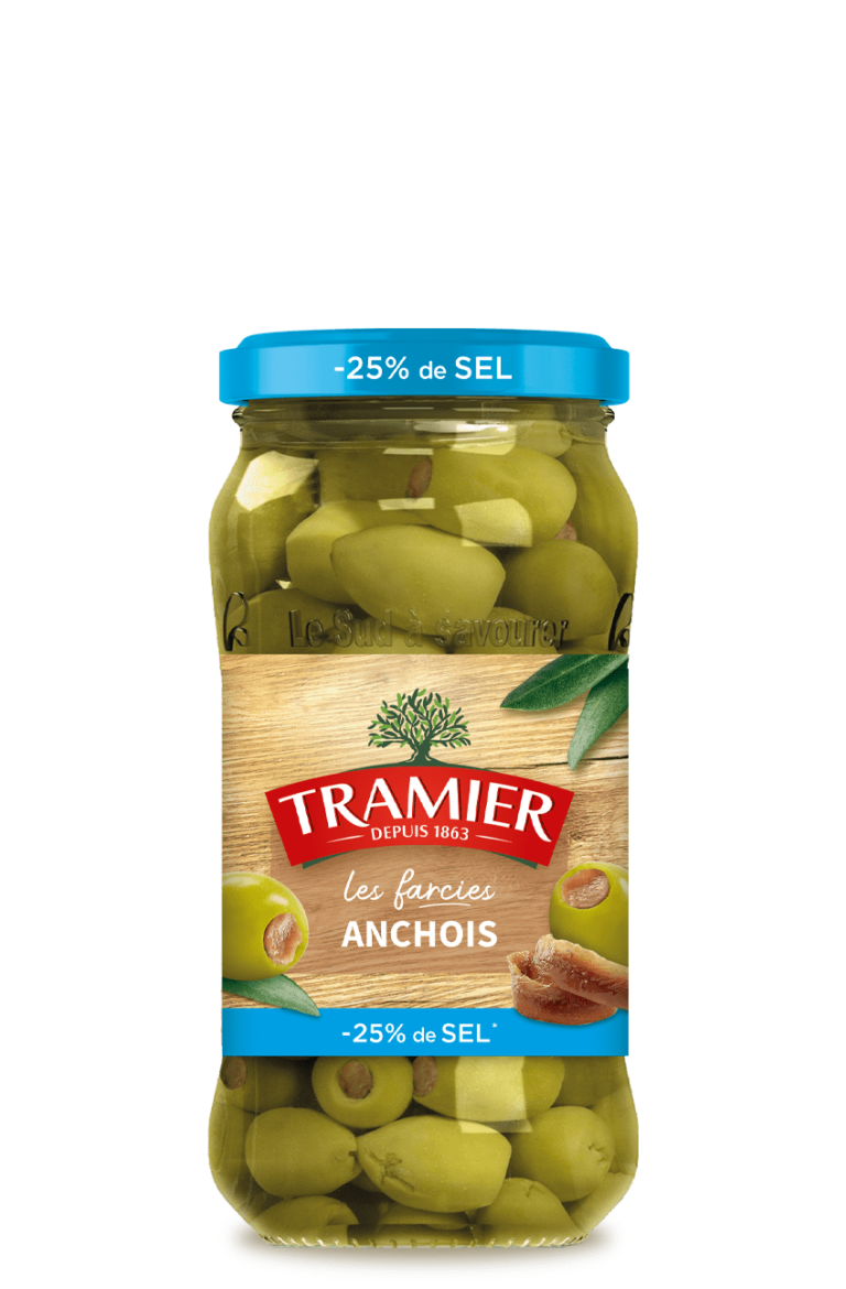 Olives Ap ro Farcies Anchois 150g Tramier olives-ap-ro-farcies-anchois-150g-tramier
