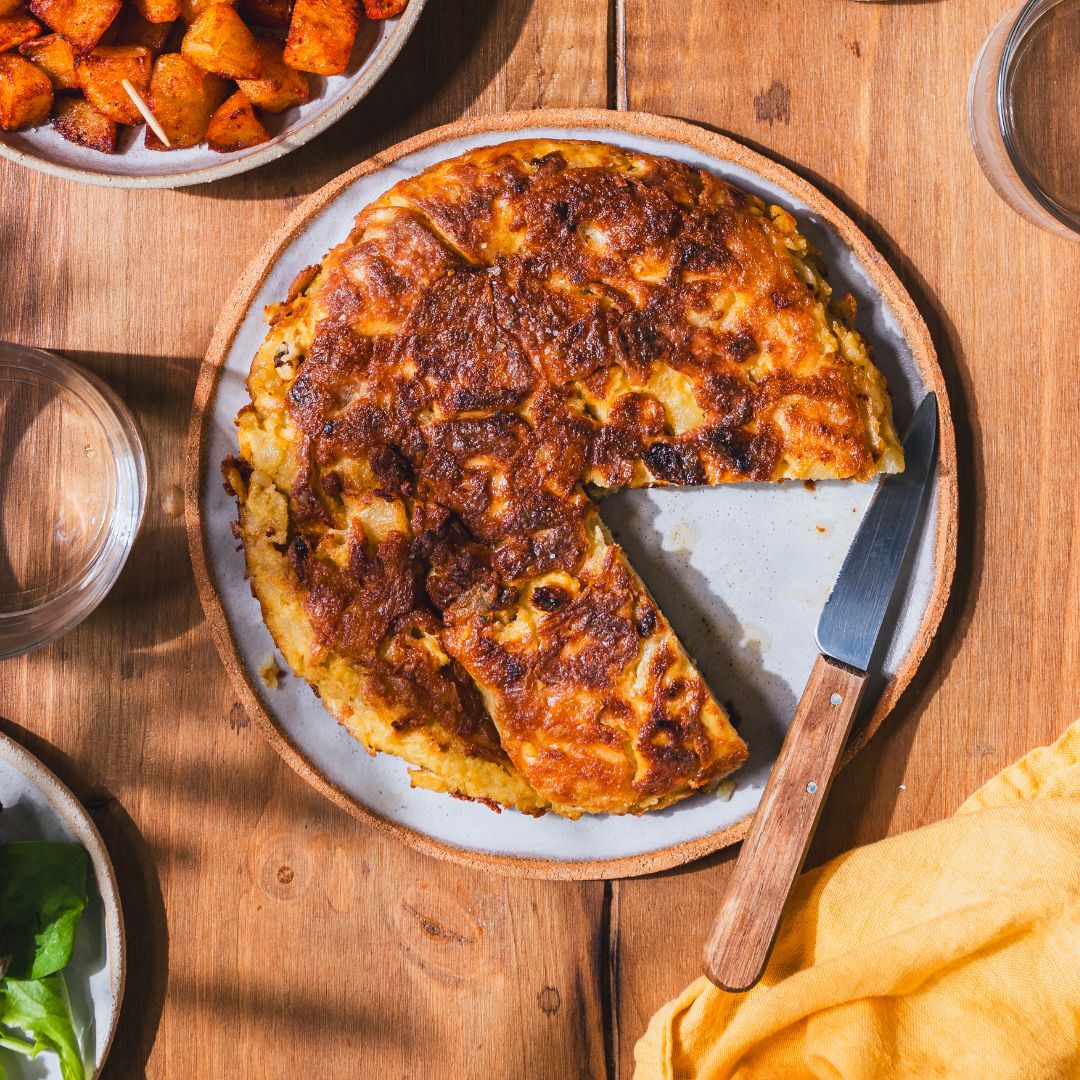 Tortilla comme en Espagne, à l'huile d'olive Tramier 