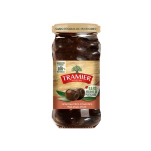 TRAMIER Olives Noires Confites 100% Origine Naturelle et Sans Résidus de Pesticides 250g