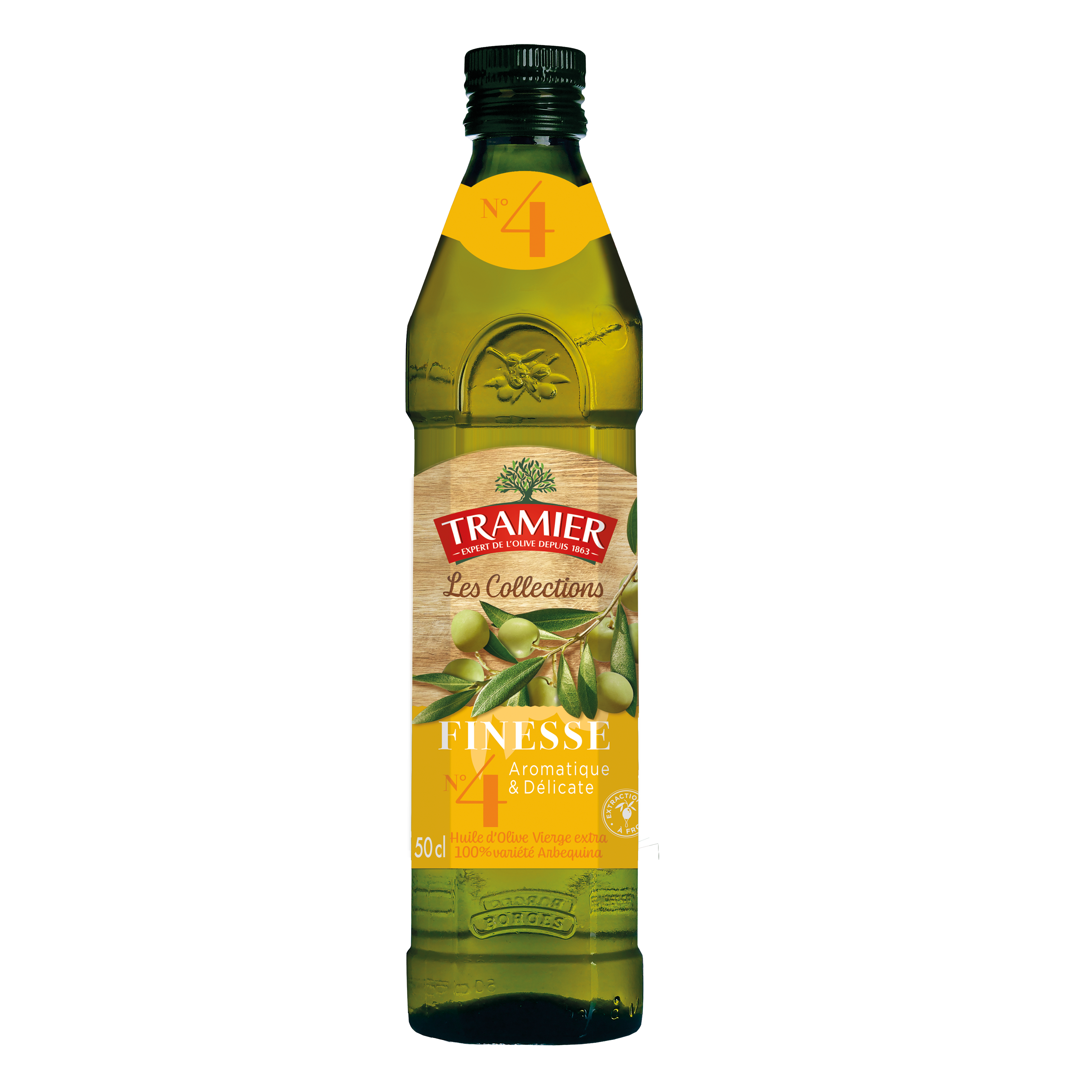 TRAMIER Huile d'Olive Vierge Extra Les Collections N°4 Finesse 50cl