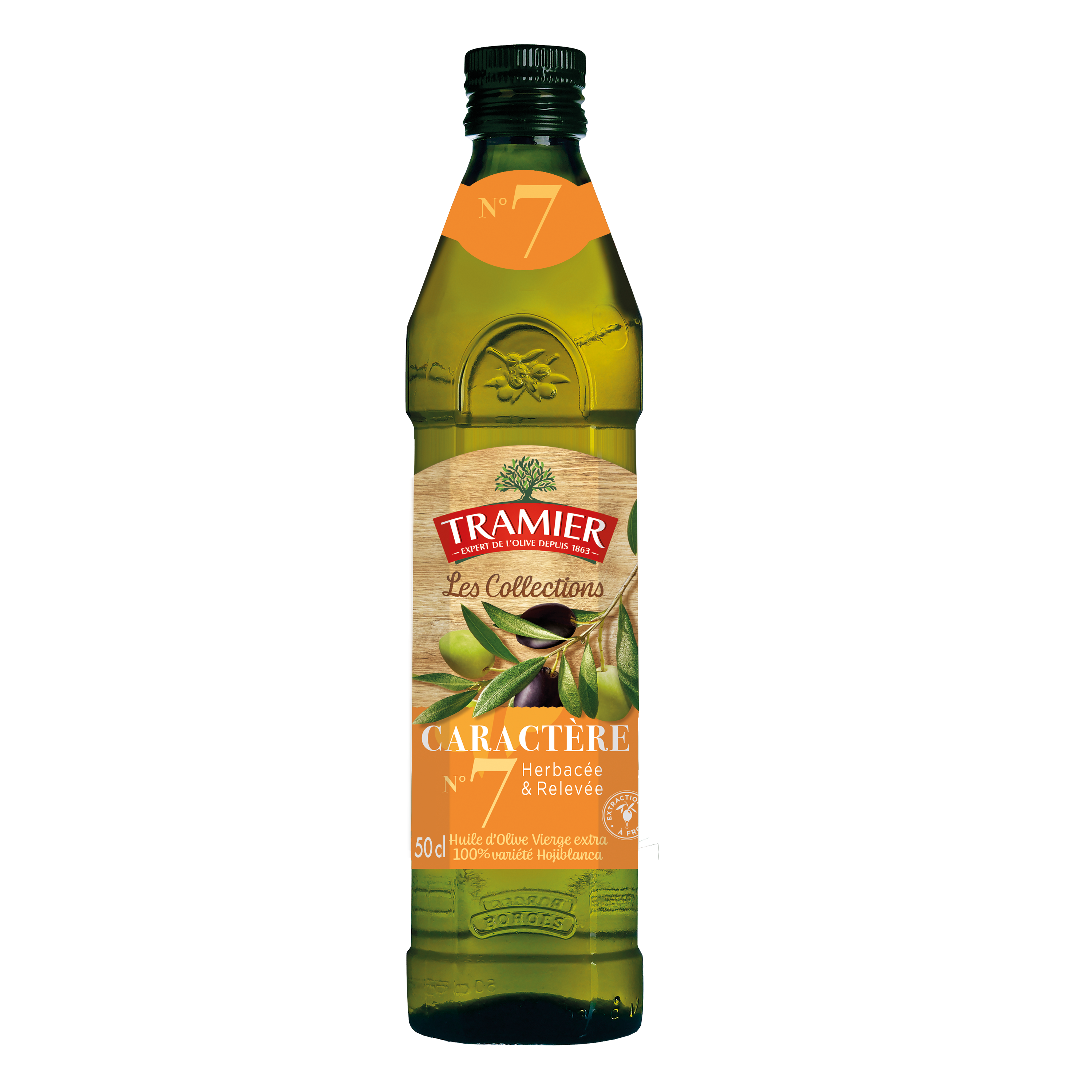 TRAMIER Huile d'Olive Vierge Extra Les Collections N°7 Caractère 50cl