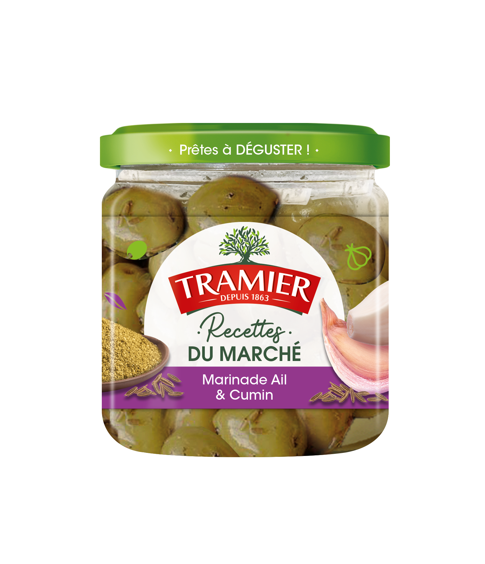 Tramier Recettes du Marché Ail et Cumin