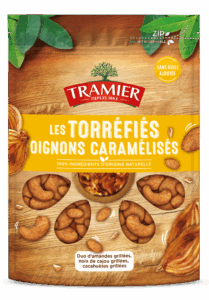 Tramier Les Torréfiés Aromatisés Oignons Caramélisés 175g 100% Aromes naturels